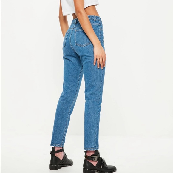 Blue Riot High Rise Mom Jeans - Picture 2 of 4